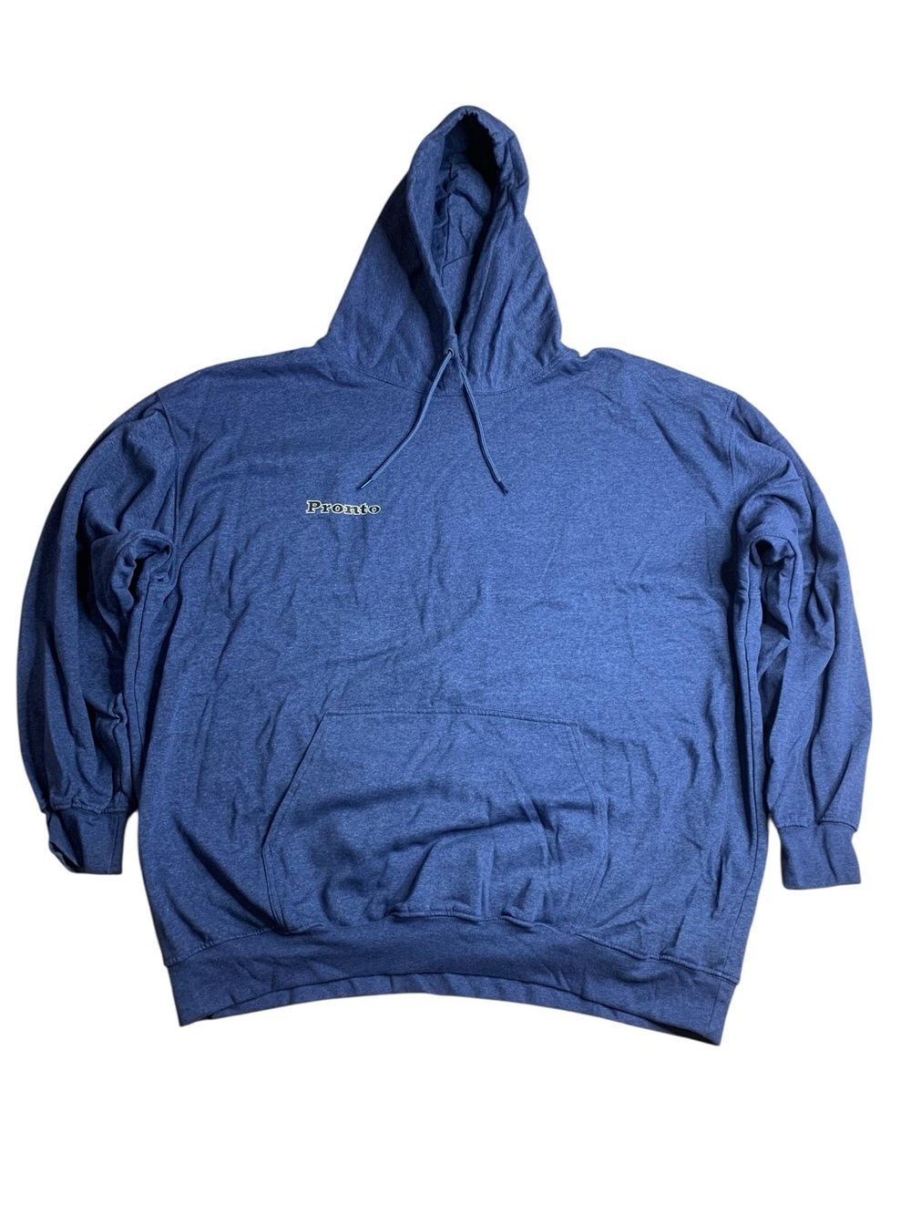 ATC The Authentic T-Shirt Company Blue Hoodie Pronto Logo Size 3XL